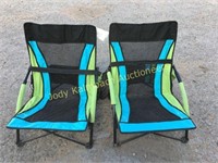 Pair of Folding Beach Chairs