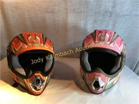 Pair of ZOX Dirt Bike Helmets