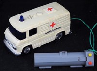 Vinatge Made In Japan Battery Ambulance Toy