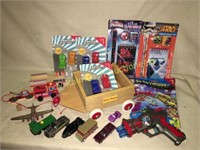 Hot wheels laser gun wooden wagon & more