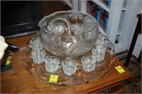 Punch Bowl w/ underplate, 12 cups