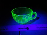 Vaseline Glass Punch Cup 2