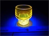 Vaseline Glass Unique Drinking Glass