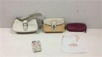 2 Coach Handbags/Wristlets, Coach Coin Purse