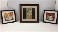 Three Professionally Framed PIctures