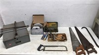 Vintage Wallpaper Tool Kit, Saws, Tools, & More