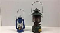 Two Vintage Metal Lanterns