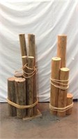 Two Bundles Of Nautical Wood Decor