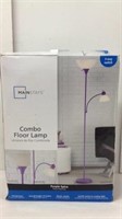 MainStays Purple Spice Combo Floor Lamp