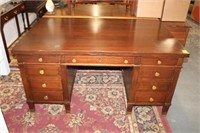 Vintage Mahg. Executive Desk