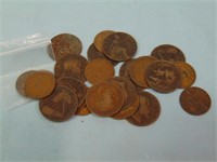 Lot of Early 1900s British and Canadian Cents and