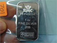 RMC Silver Bullion Art Bar