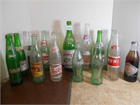 15 Vintage Soda Bottles