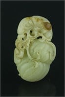 Chinese White Hardstone Pendant