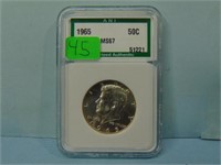 1965 Kennedy Silver Half Dollar - ANI MS-67