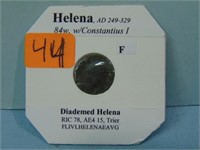 Ancient Roman Coin - Helena Constantius I Diademed