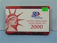 2000 United States Mint Silver Proof Set