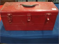 Craftsman Metal Tool Box with Fuel, Oil, & Air Aut