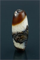 Large Tianzhu Bead with Transparent Crystals