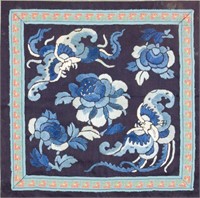 Chinese Embroidery Imperial Panel Qing Period