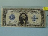 1923 United States Large Size $1 Silver Certificat