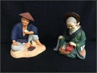 Hakata Japanese Clay Figurines