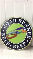 Road Runner 12 inch round sign