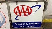 AAA hanging sign