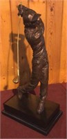 Golfer Statue