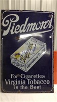 Piedmont cigarette porcelain sign 1 side