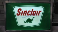 Sinclair lighted sign