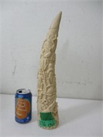 Corne sculptée