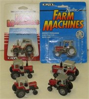 6x- Ertl MF 1/64 Tractors