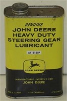 Genuine John Deere Steering Gear Lube OE Tin Can