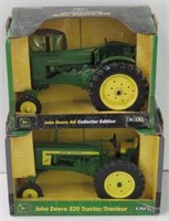 2x- Ertl JD AW & 520 Tractors, 1/16, NIB