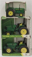 3x- Ertl John Deere Utility Tractors, 1/16