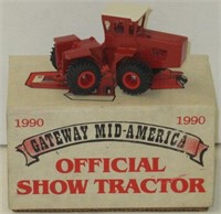 1/64 IH 4366 4wd Tractor, Mid Amer. Toy Show 1990
