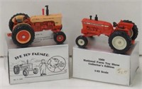 2x- Ertl NFTS 89 & 90 Tractors, 1/43