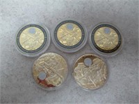 5 Collector Sniper Coins