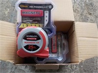 25' Magnetic Measuring Tapes (Qty 8)