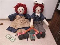 Raggedy Anne & Andy Dolls