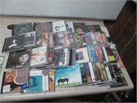 Large Music CD Lot - Approx 65 w/ 1 Book on CD