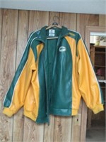 Leather Green Bay Packers Official NFL Jacket -