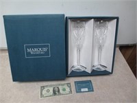 Marquis by Waterford Crystal Champagne Flutes in