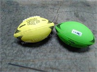 (2)Wilson NFL Mini Footballs