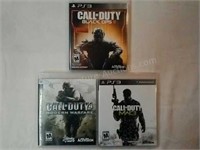 (3)Call of Duty PS3 Games