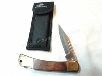 Winchester Folding Knife w/Sheath