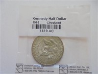 KENNEDY HALF DOLLAR 1965 SEALED POUCH