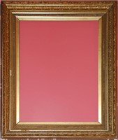 A 19TH CENTURY VICTORIAN PICTURE FRAME