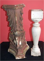 TWO DECORATIVE OBJECTS